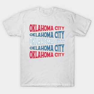 TEXT ART USA OKLAHOMA CITY T-Shirt